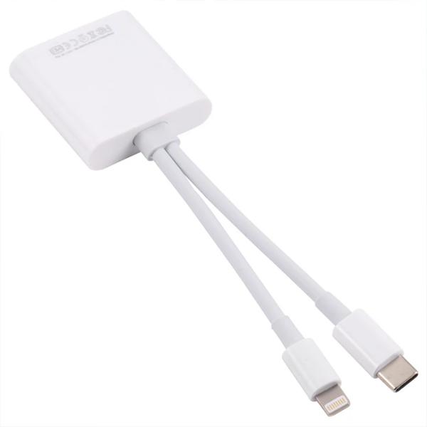 ALLY  NK-101YST PRO Type-c/Lightning to SD-TF Kart Çevirici Adaptör-(5775)